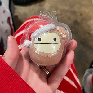 Benny Bigfoot with Santa Hat Squooshems